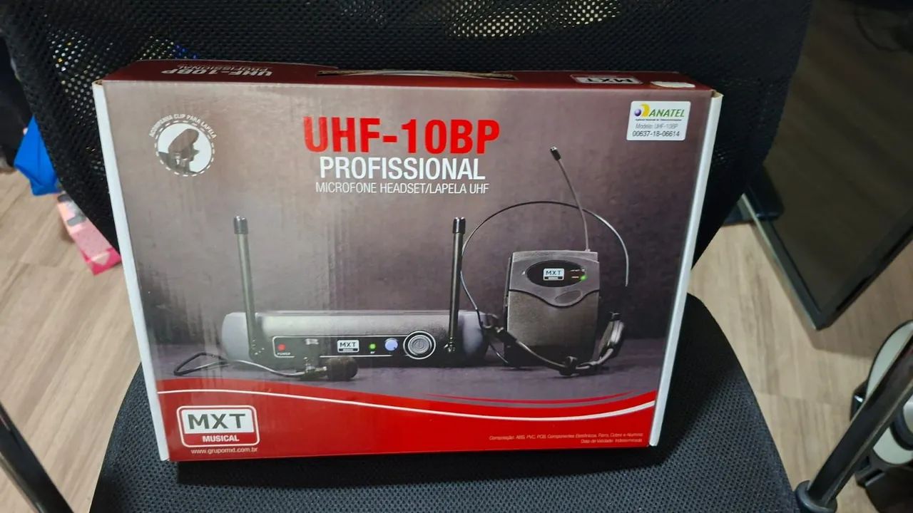 Microfone sem fio headset/lapela (novo) - Foto 3