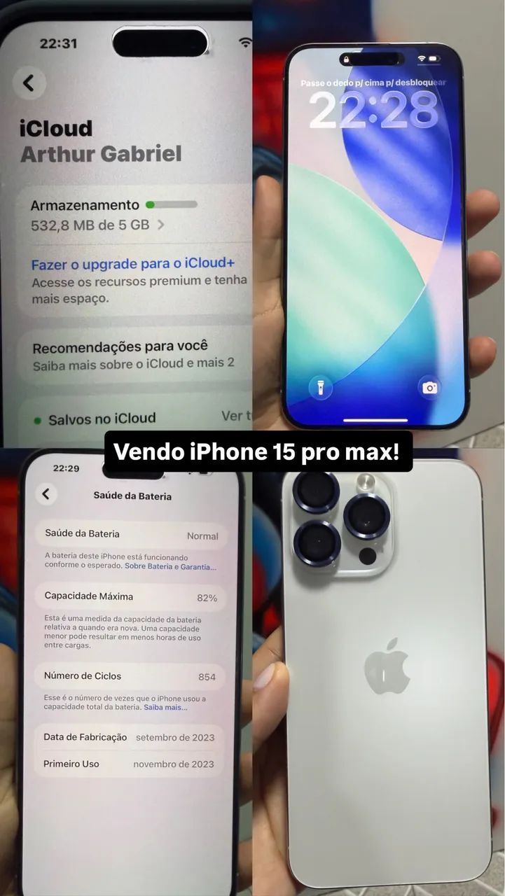 iPhone 15 pro max 512GB 