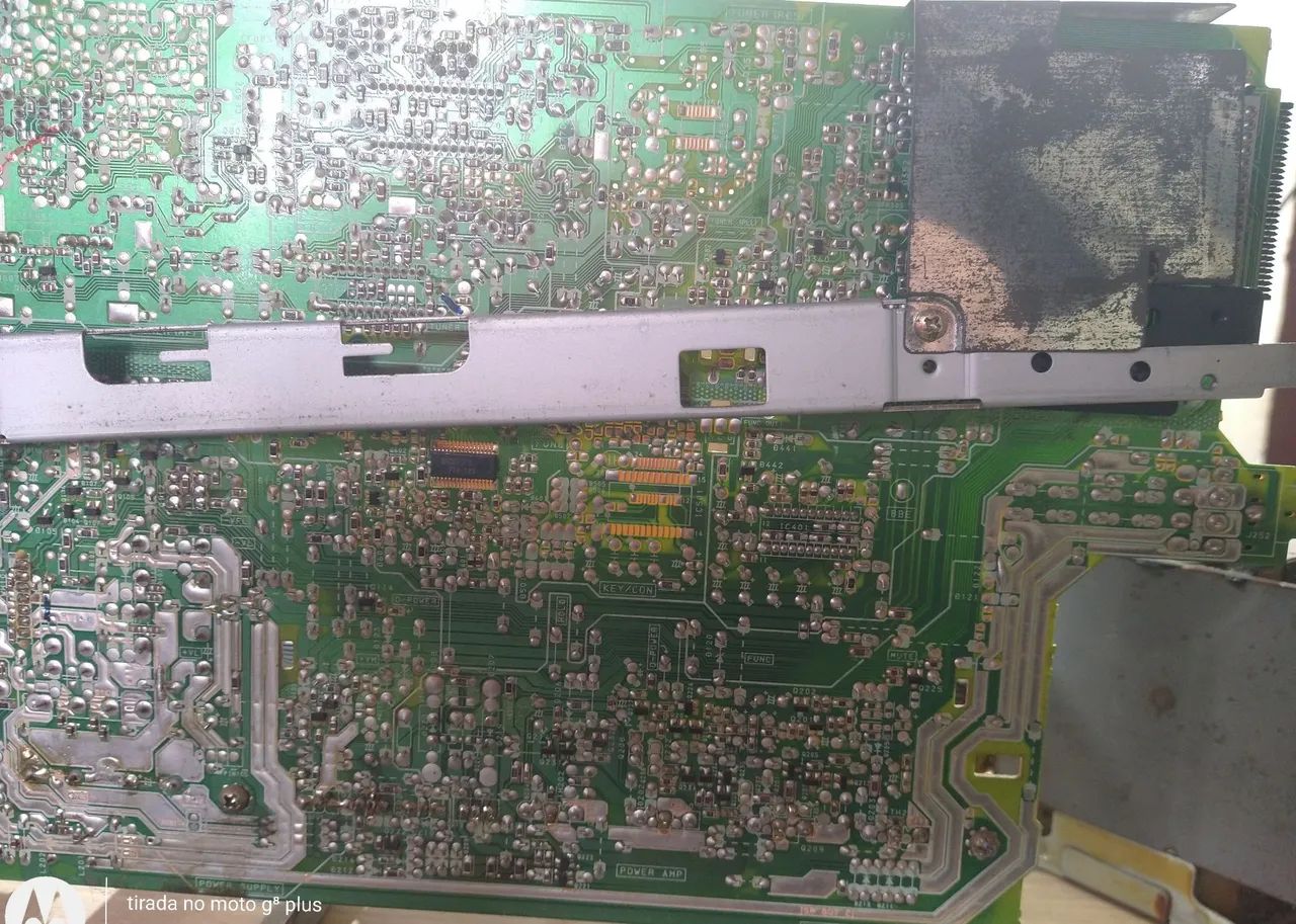 Placa lateral e transformador Aiwa F9