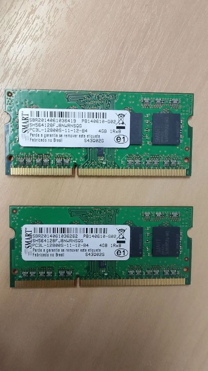 Memória RAM ddr3 notebook 