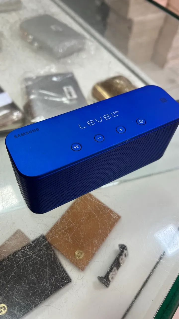 Caixa de som Samsung azul  - Foto 2