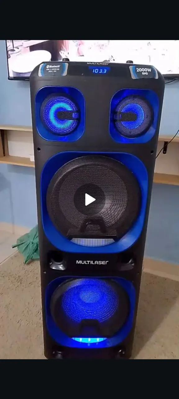 Caixa de som Multilaser 2000 watts - Foto 3