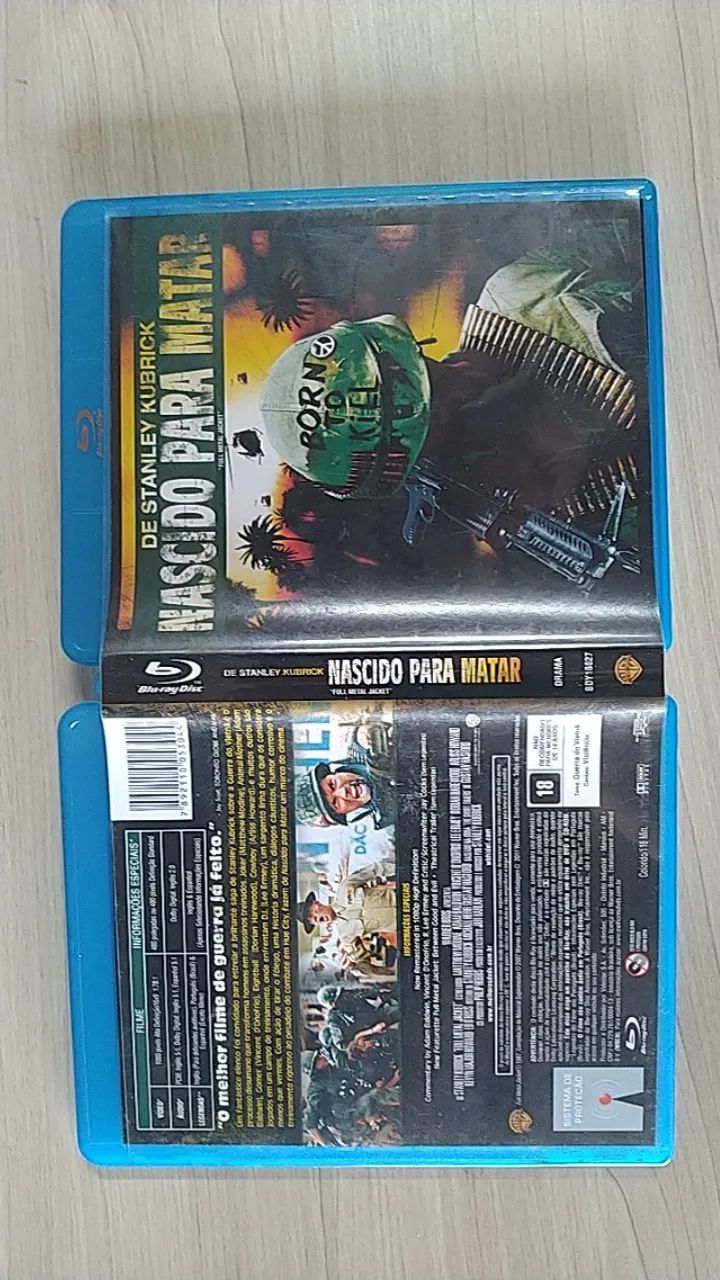 Nascidos para matar - Aberto - Bluray, BD, Blu Ray, Blu-ray,filme