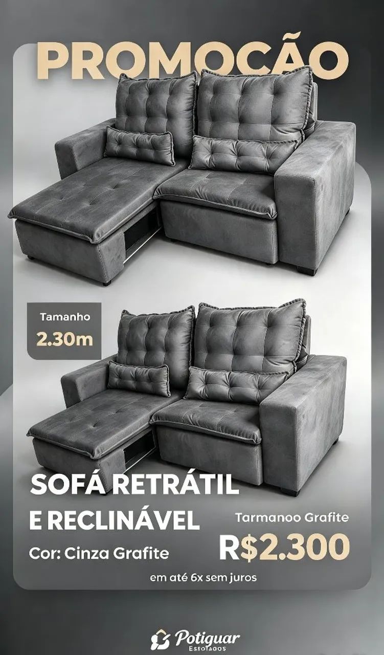 Promoção de sofá 