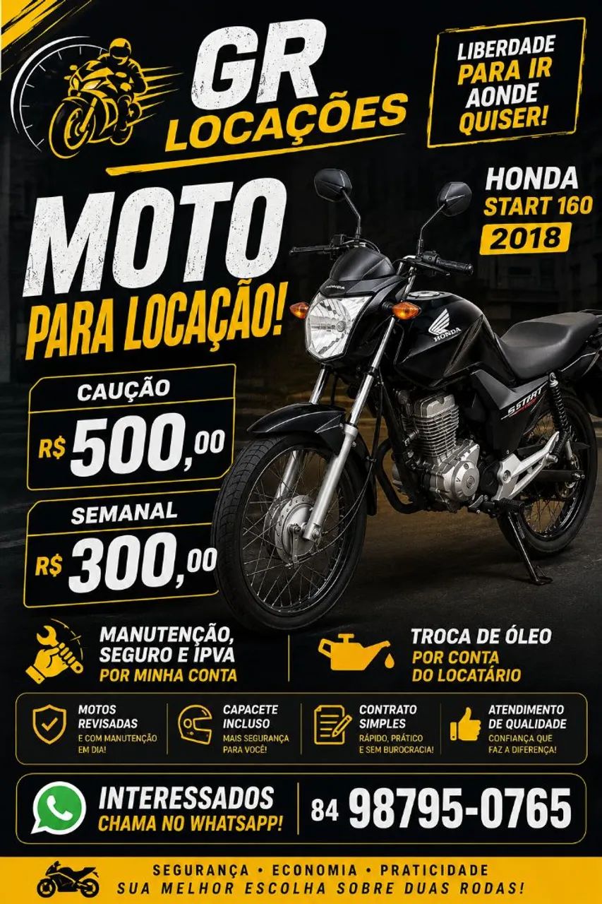 Aluga-se moto