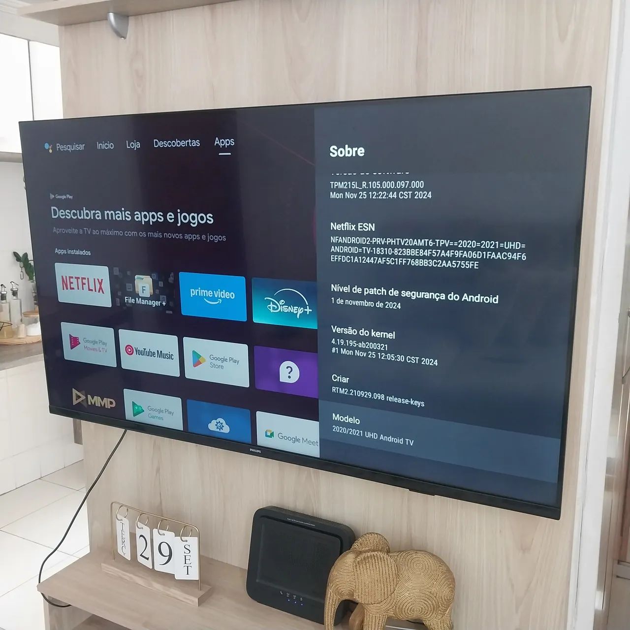 Tv aindroid 50 polegadas Philips 4k - Foto 2
