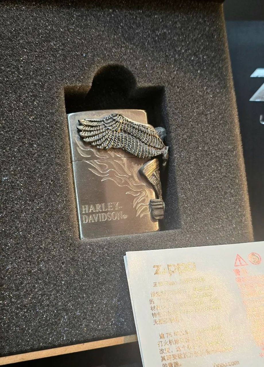 Zippo Harley Davidson Edição Fundador - Hobbies e coleções - Boa