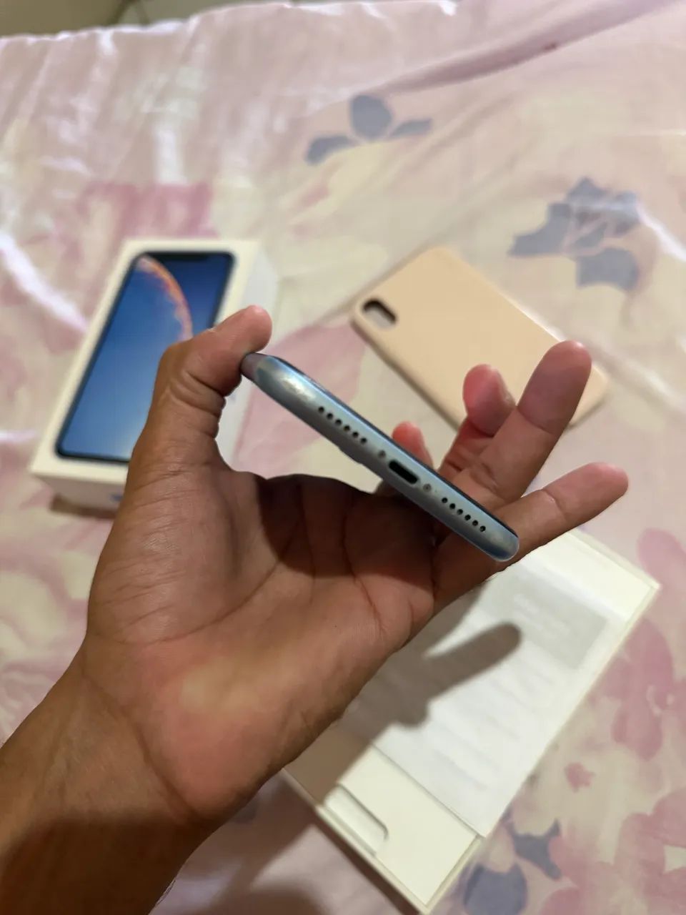 Iphone xr 64gb azul completo  - Foto 5