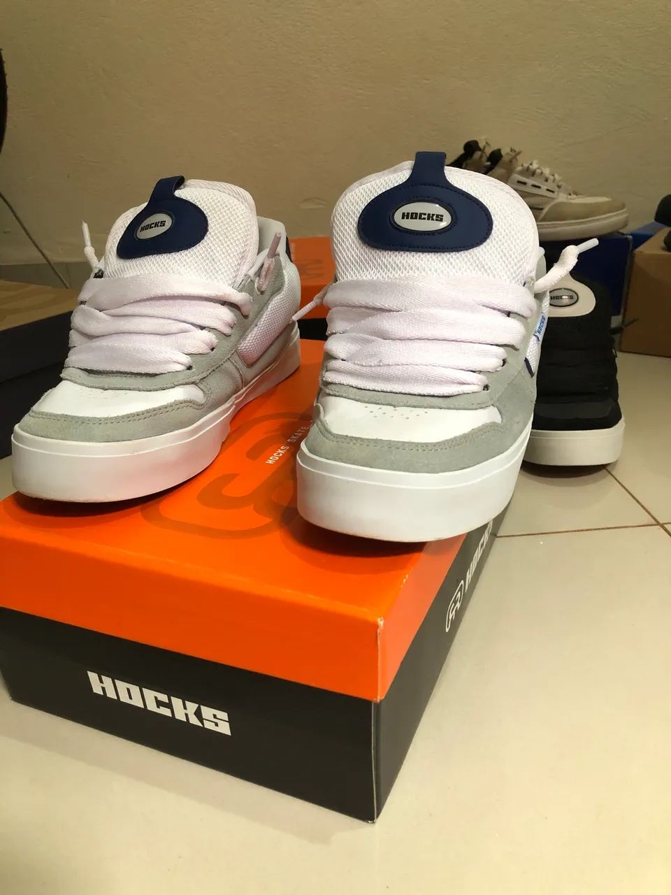 Tênis hocks-branco - Foto 3
