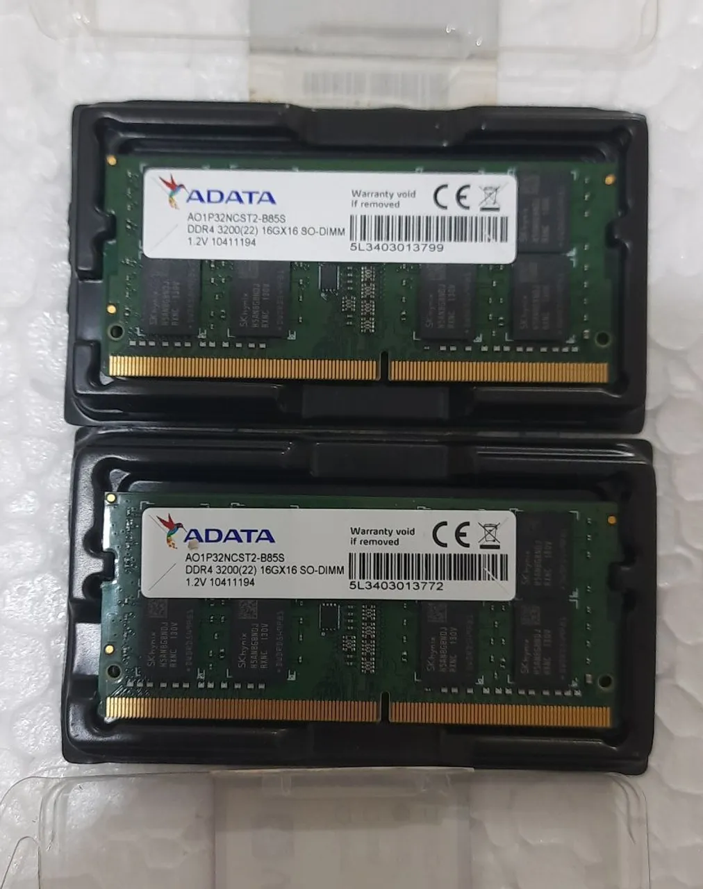MEMORIA ADATA 32GB DDR4-3200MHZ 1.2V - NOTEBOOK - AD4S320032G22