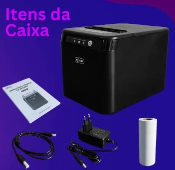 Impressora 80mm Recibos Usb E Lan 203dpi Rápida E Silenciosa - Foto 5