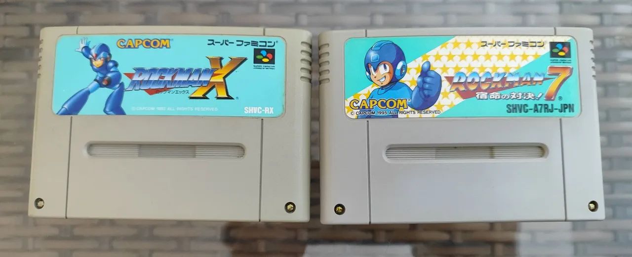 Megamen X e 7 Super Nintendo 