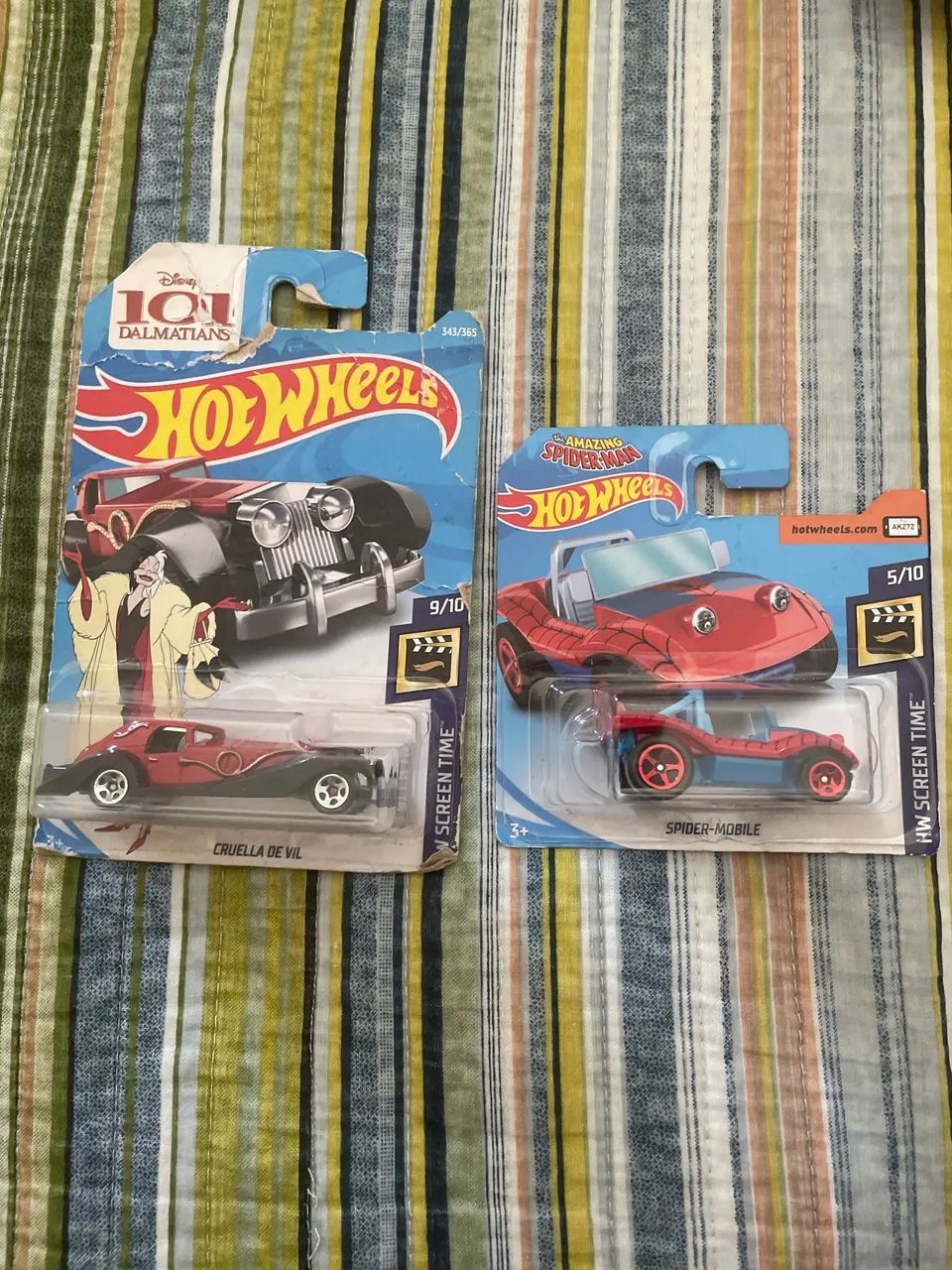  Miniaturas Hotwheels Temática Cinema