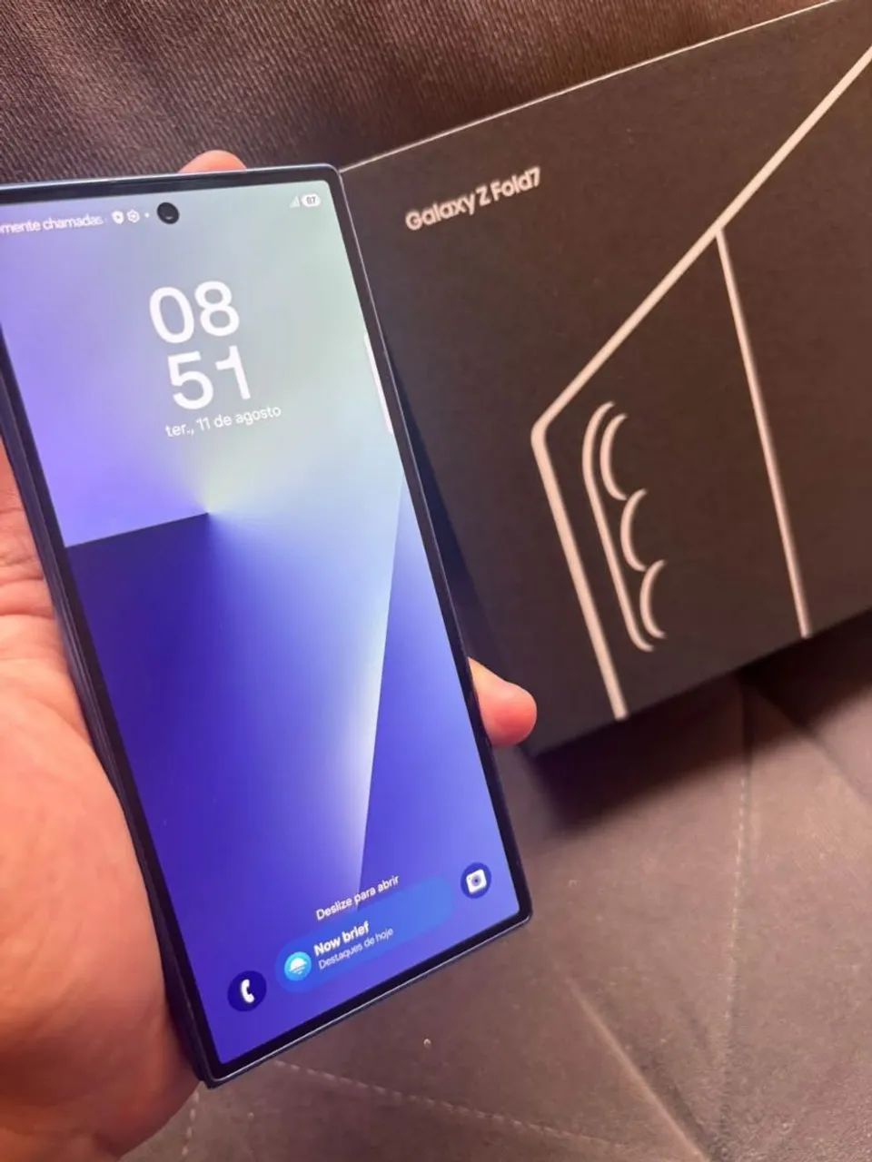 GALAXY Z FOLD 7 - 1TB - ZERADO COM CAIXA E NF - ACEITO TROCAS - Foto 3
