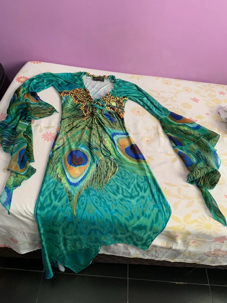 Vestido feminino ( coco milan); semi novo  - Foto 2