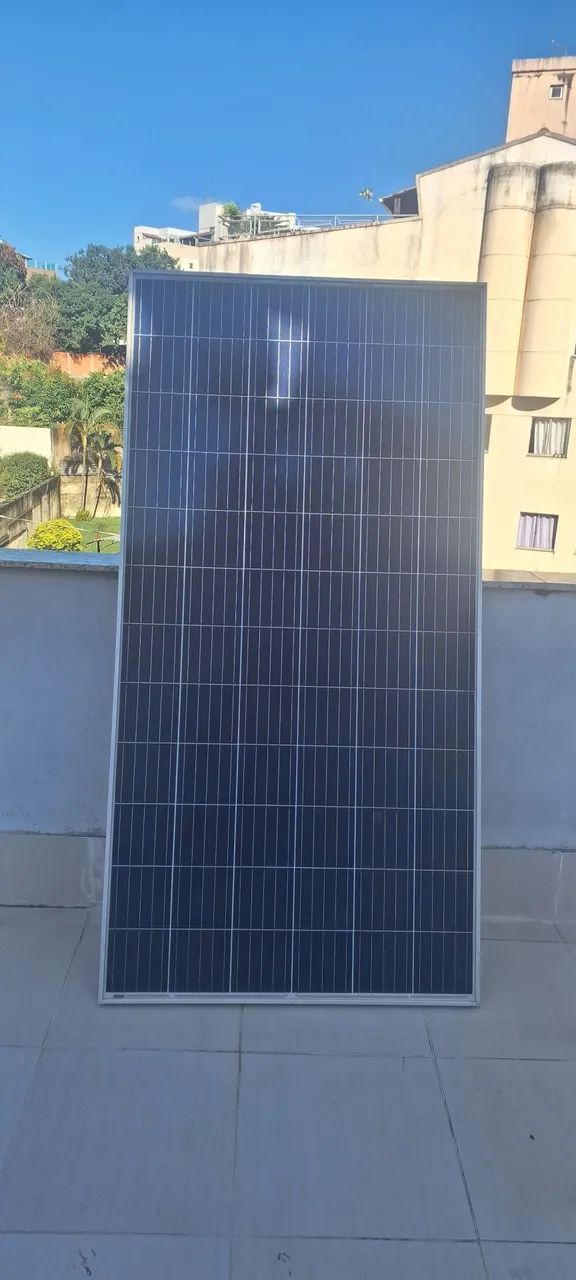Placa solar 320, são 4 placas por R$1.000,00.