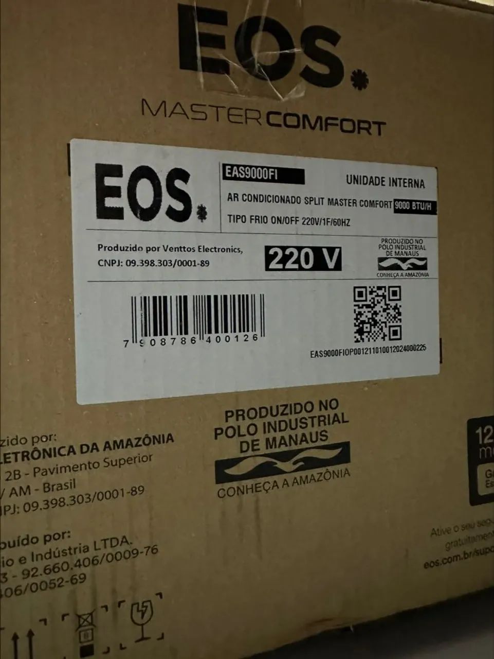 Ar condicionado split 9mil master comfort
