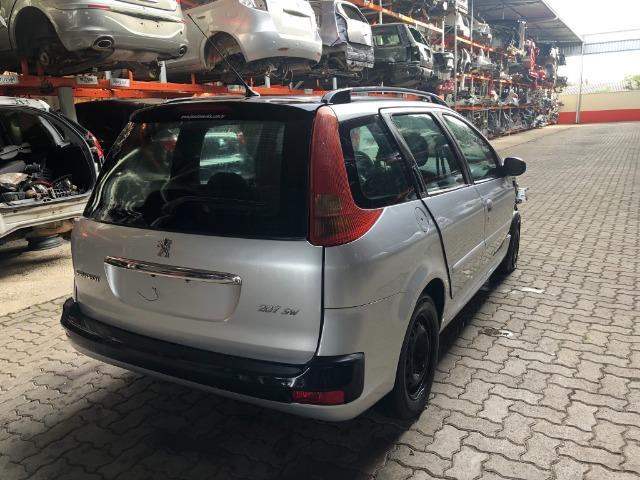 Peças usadas Peugeot 207 SW 2008 2009 1.4 8V Flex 82cv câmbio manual