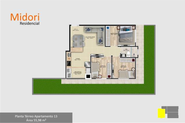 Apartamento 3 dormitórios em São José dos Pinhais - Foto 3