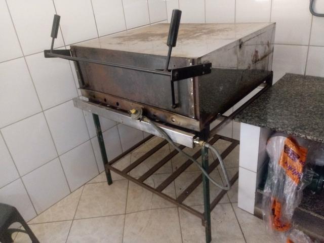 Forno inox usado p/ pizza