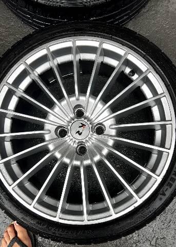 Rodas Aro 17 Marca KR + Pneus novos ( Oportunidade) - Foto 2