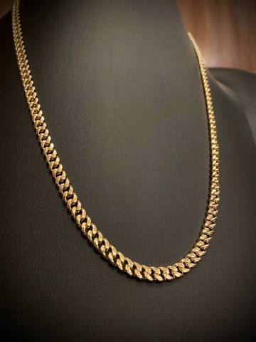 Corrente em Ouro 18k 750 Maciça Modelo Cuban Link