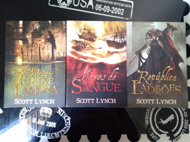 Livros Trilogia Nobres Vigaristas - Scott Lynch