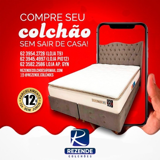 Promoçao Cama Box + Colchao Rubi Prorelax Queen Size 158x198 Confira   - Foto 6