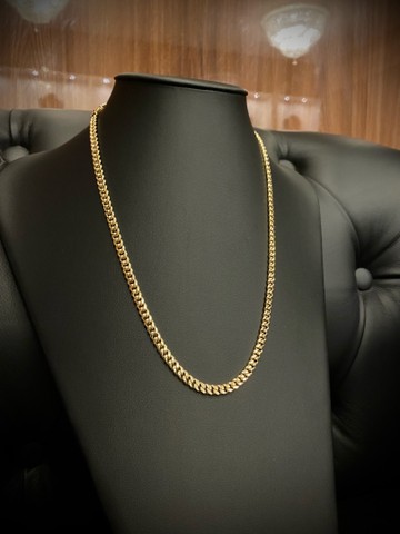 Corrente em Ouro 18k 750 Maciça Modelo Cuban Link - Foto 2