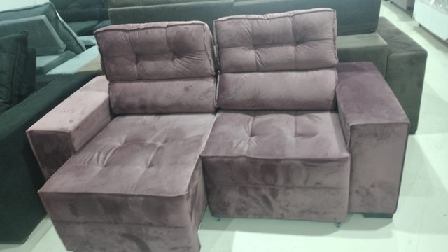 Sofa Retratil Reclinável Pr New York 2,00 mts - Foto 2