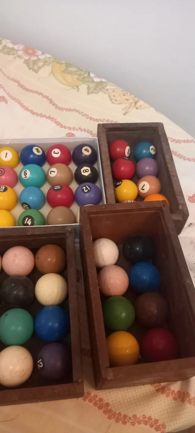 Bolas de sinuca 54mm  +13 anúncios na OLX Brasil