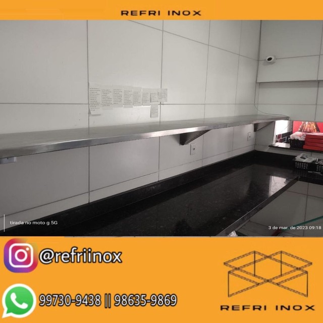 Coifa inox poa inox mesa de inox  - Foto 4