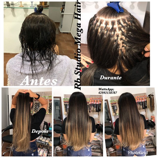 Coloque seu mega Hair pronto !!! Cabelos humanos. - Foto 2