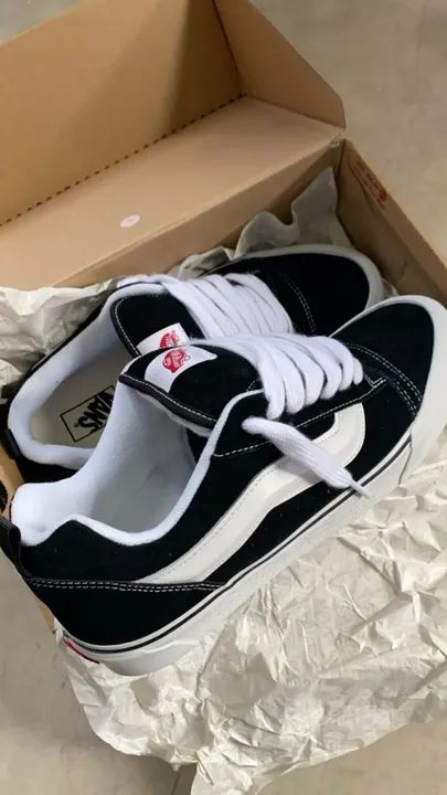 Tênis Vans Era Black Knu Estilo Moderno Casual - Foto 2