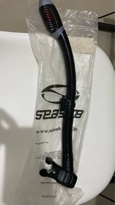 Máscara de Mergulho e respirador seasub - Ótima para mergulhos! - Foto 2