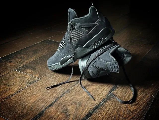 靴 US12 JORDAN AIR JORDAN 4 RETRO BLACK CAT Air Jordan 4 