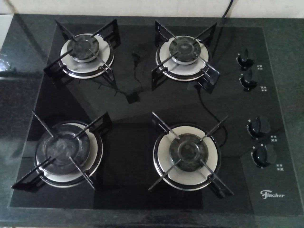 Fogão a gás 4 bocas cooktoper + armário suporte  - Foto 2