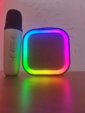 ?CAIXA DE SOM BLUETOOTH MICROFONE SEM FIO KARAOKE  - Foto 3