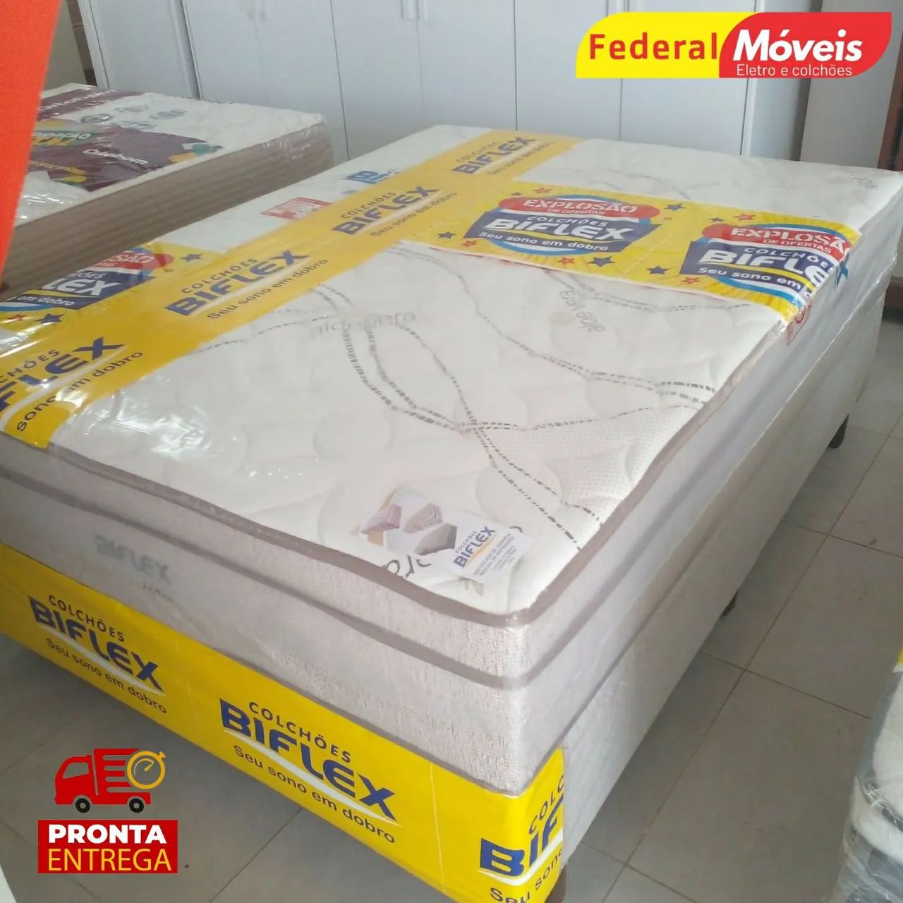 Cama Box Casal Novo Fazemos Entrega