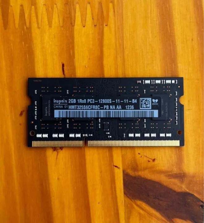 Memória RAM Hynix 2GB DDR3 12800S