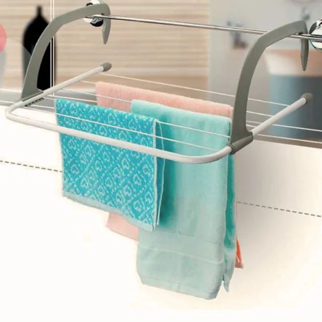 Varal de Porta Portátil Dobrável Seca Roupa Pratico _ CS222 - Foto 2