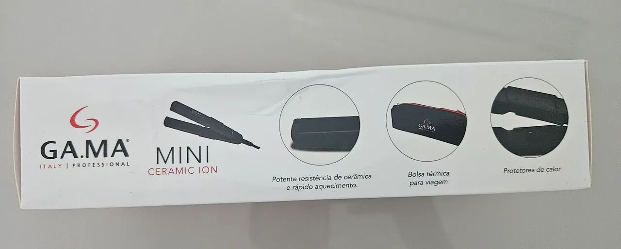 Prancha de Cabelo Mini Ceramic Íon Bivolt - Foto 2