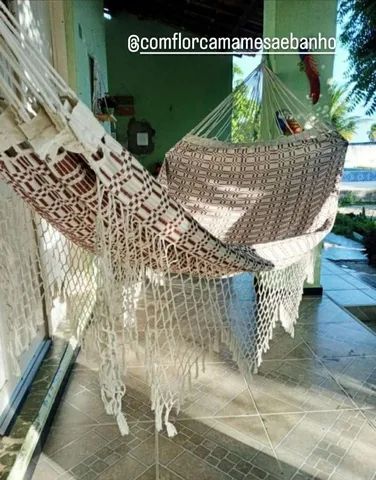 Rede De Dormir Tamanho Casal Colonial -Entrega Grátis  - Foto 3