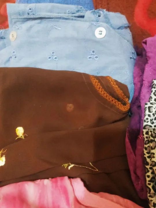 Lote Avental p Professoras Sem Mangas com Bolsos, diversos tecidos, cores e modelos! Brind - Foto 4
