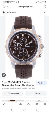 Relogio Fossil FS4612 com duas pulseiras - Foto 4