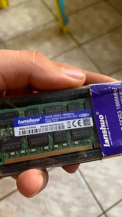 Memoria ram ianshuo ECC 16 GB 1866 MHZ DDR3