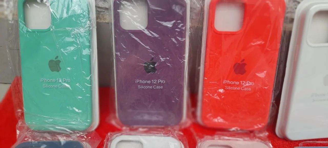 Capas de Silicone para iPhone 12 Pro - Várias Cores - Foto 2