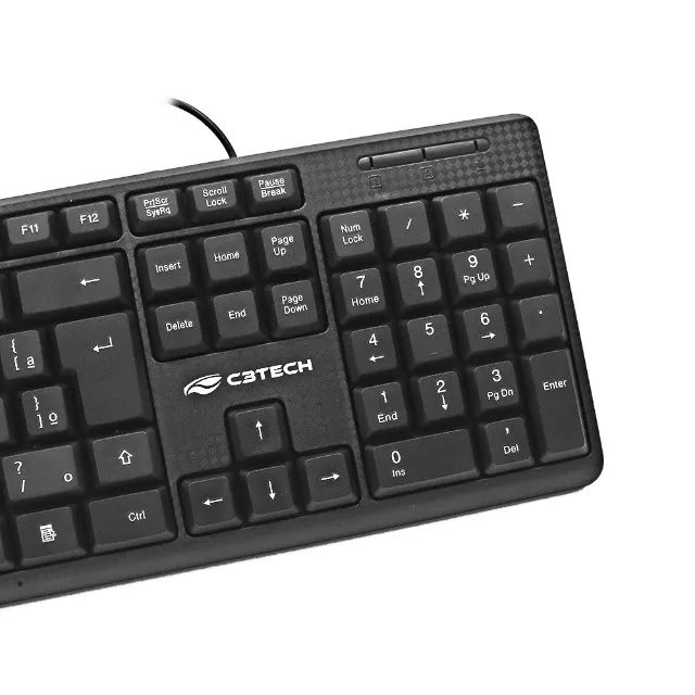 Teclado Office C3Tech KB-14BK - WZetta - Foto 3