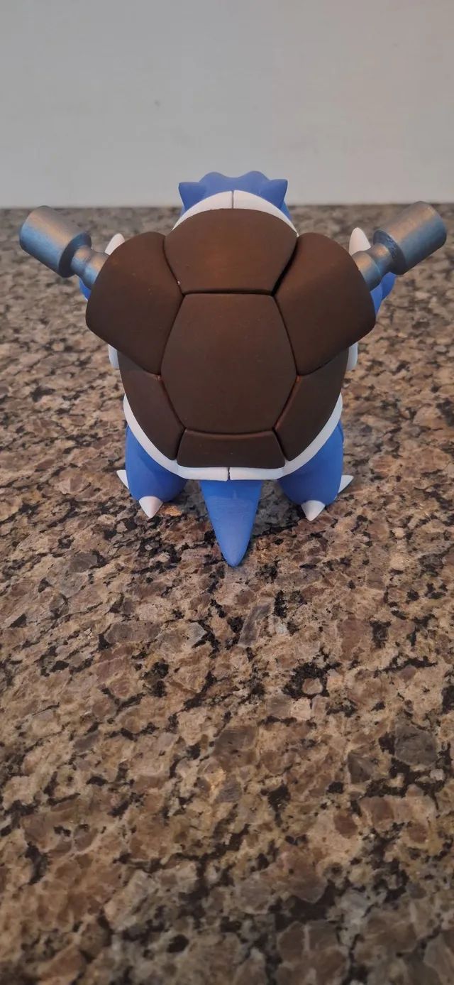 BLASTOISE PINTADO A MÃO (IMPRESSÃO 3D) - Foto 4