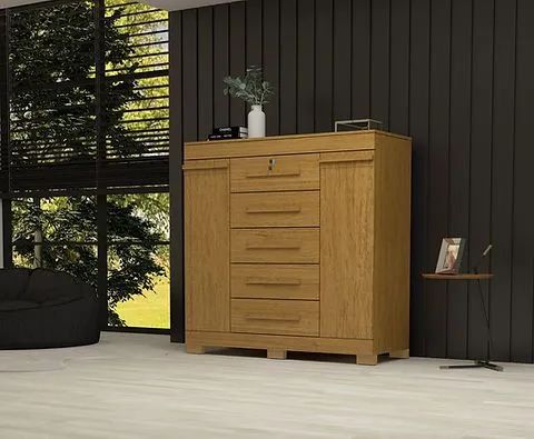 Comoda Diana 100% MDF, C/ Chave e Sapateira - ACP Moveis